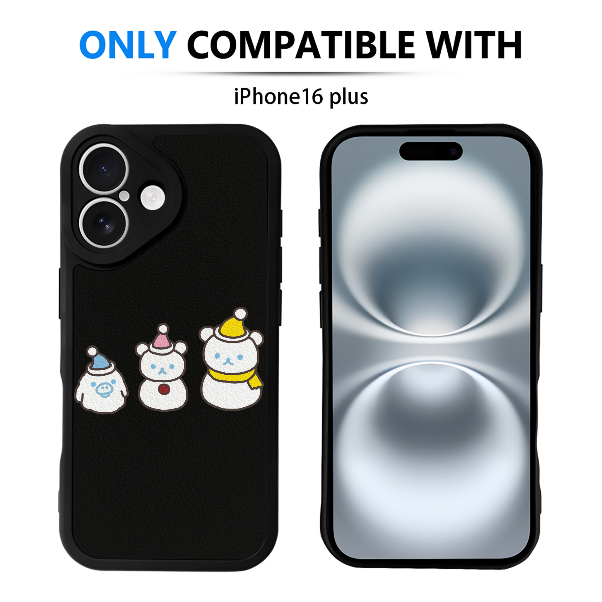 （画像用） リラックマ リラックマ キイロイトリ Rilakkuma Korilakkuma Kiiroitori 【iPhone 16シリーズ対応】シリコンスマホケース（レザー調） 材質：シリコン